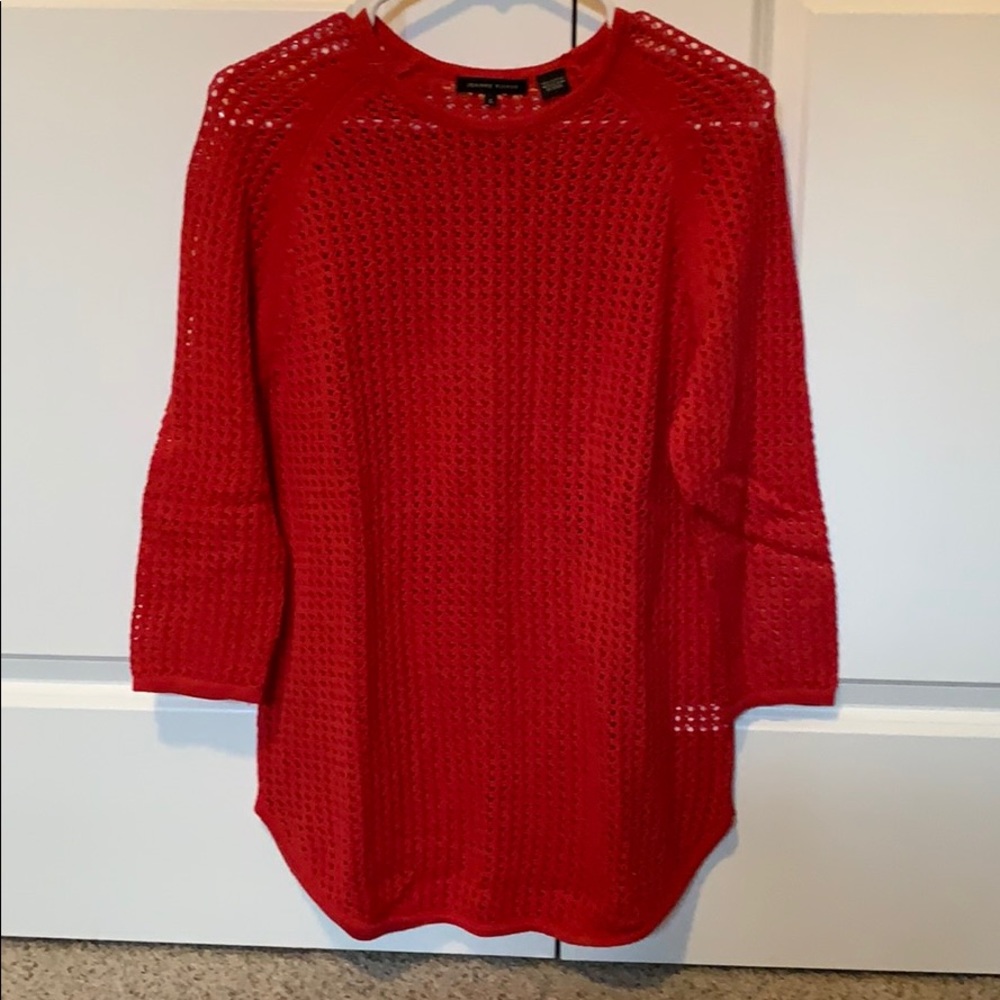 Red sweater size large